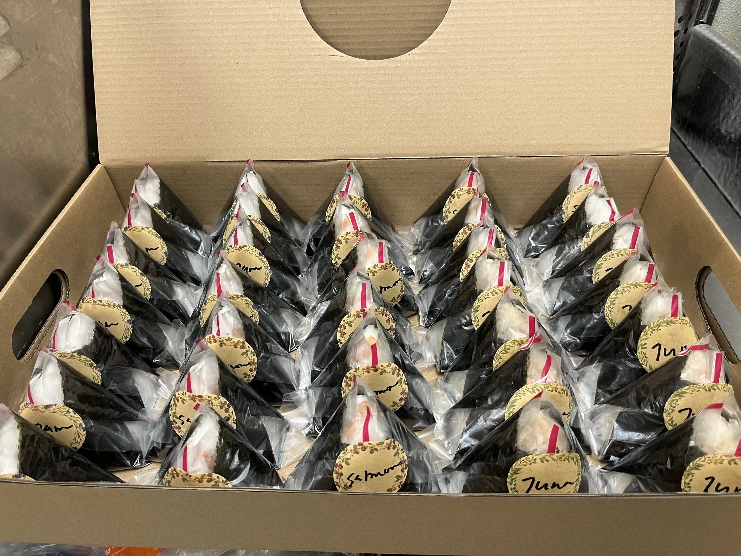Office Catering & Group Rice Ball Platters | Rice Ball Factory
